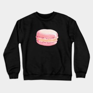 Macaron, macaroon, pink, dessert, cake, treat, macaron sticker Crewneck Sweatshirt